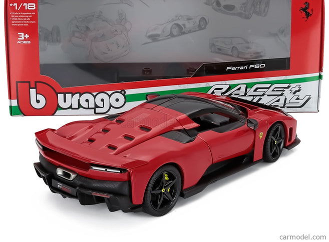 Ferrari F80 2024 1:18 Bburago červená