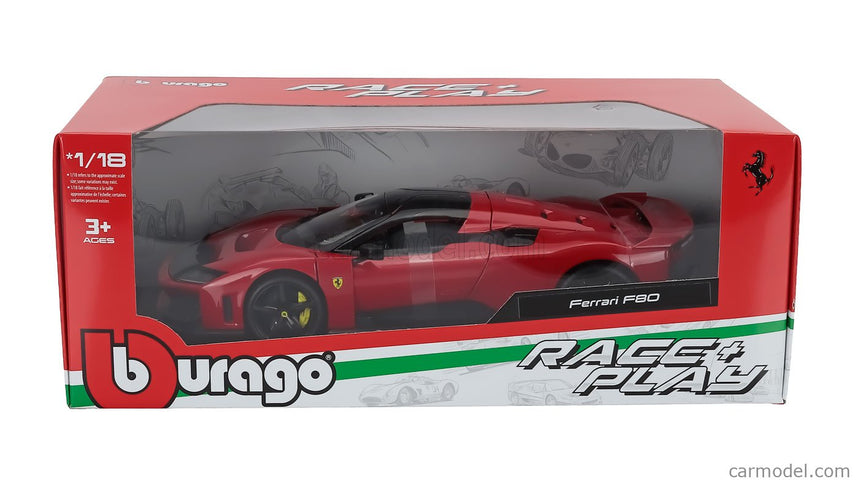 Ferrari F80 2024 1:18 Bburago červená
