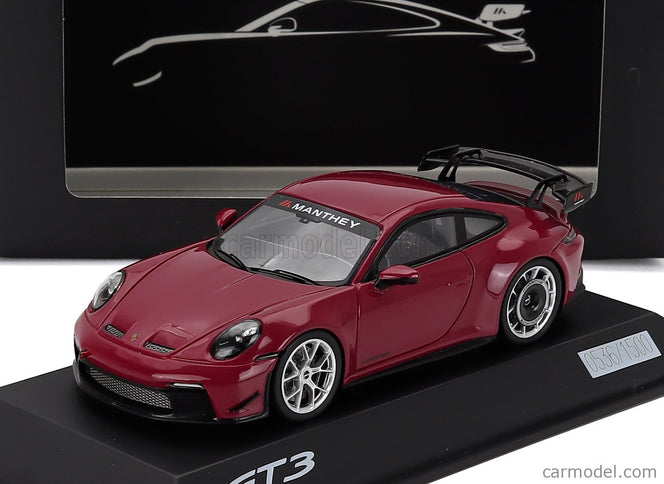 Porsche 911 992-2 GT3 Coupe Manthey Kit 2024 1:43 Spark Model Ruby Star