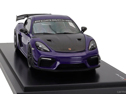 Porsche 718 (982) Cayman GT4 RS Manthey Kit 2024 1:18 Spark Model Ultraviolet fialová čierna