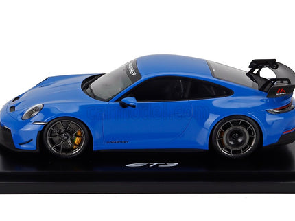 Porsche 911 992-2 GT3 Coupe Manthey Kit 2024 1:18 Spark Model Shark modrá