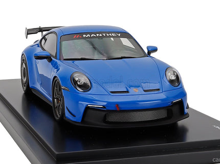 Porsche 911 992-2 GT3 Coupe Manthey Kit 2024 1:18 Spark Model Shark modrá