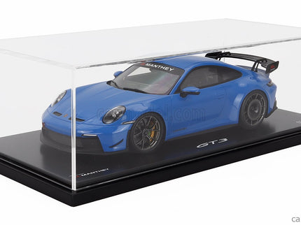 Porsche 911 992-2 GT3 Coupe Manthey Kit 2024 1:18 Spark Model Shark modrá