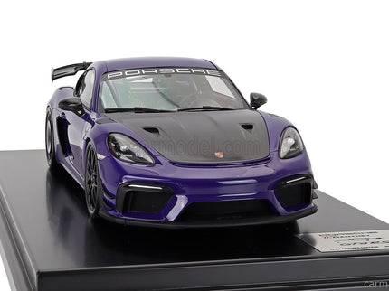 Porsche 718 (982) Cayman GT4 RS Manthey Kit 2024 1:12 Spark Model Ultraviolet fialová čierna