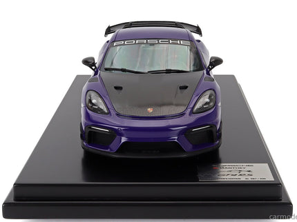 Porsche 718 (982) Cayman GT4 RS Manthey Kit 2024 1:12 Spark Model Ultraviolet fialová čierna