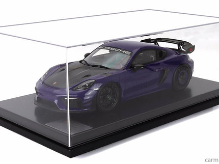 Porsche 718 (982) Cayman GT4 RS Manthey Kit 2024 1:12 Spark Model Ultraviolet fialová čierna