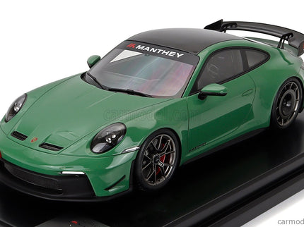 Porsche 911 992-2 GT3 Coupe Manthey Kit 2024 1:12 Spark Model Auratium zelená