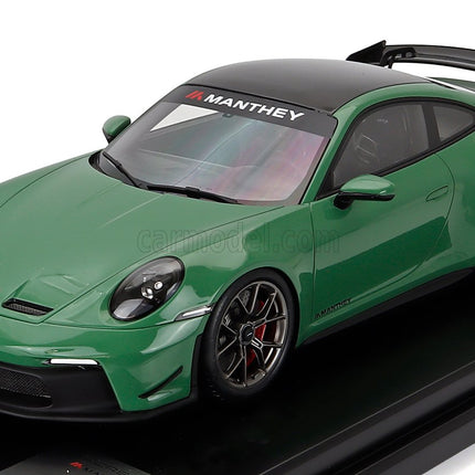 Porsche 911 992-2 GT3 Coupe Manthey Kit 2024 1:12 Spark Model Auratium zelená