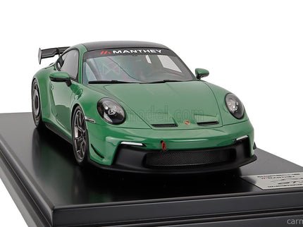 Porsche 911 992-2 GT3 Coupe Manthey Kit 2024 1:12 Spark Model Auratium zelená