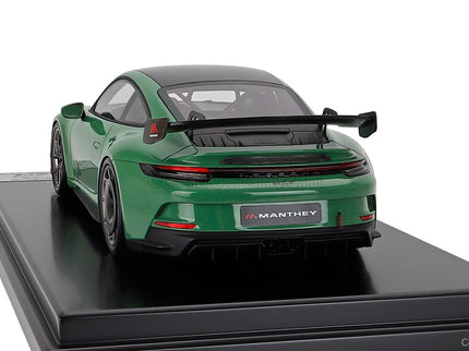 Porsche 911 992-2 GT3 Coupe Manthey Kit 2024 1:12 Spark Model Auratium zelená