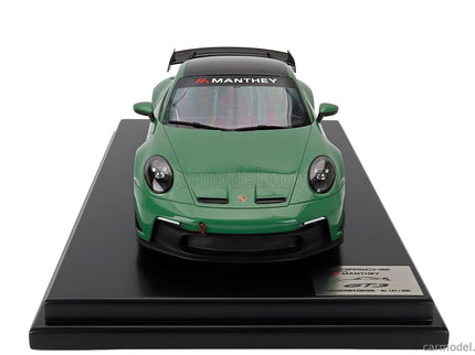 Porsche 911 992-2 GT3 Coupe Manthey Kit 2024 1:12 Spark Model Auratium zelená