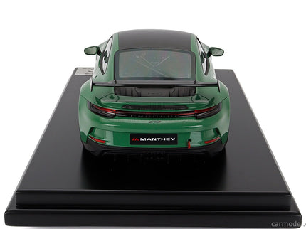 Porsche 911 992-2 GT3 Coupe Manthey Kit 2024 1:12 Spark Model Auratium zelená