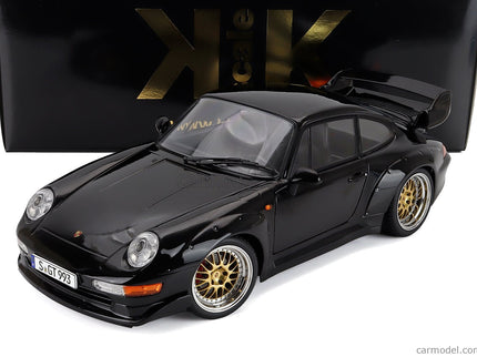 Porsche 911 993 GT2 Coupe 1996 - Cerchi Bbs - Bbs Disky 1:12 KK Scale čierna
