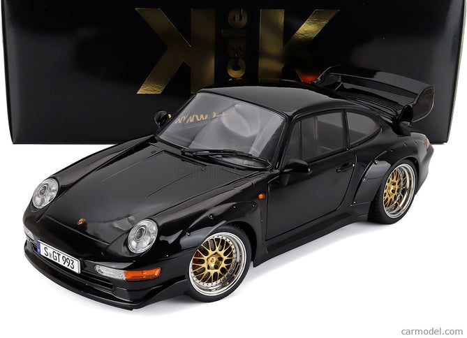 Porsche 911 993 GT2 Coupe 1996 - Cerchi Bbs - Bbs Disky 1:12 KK Scale čierna