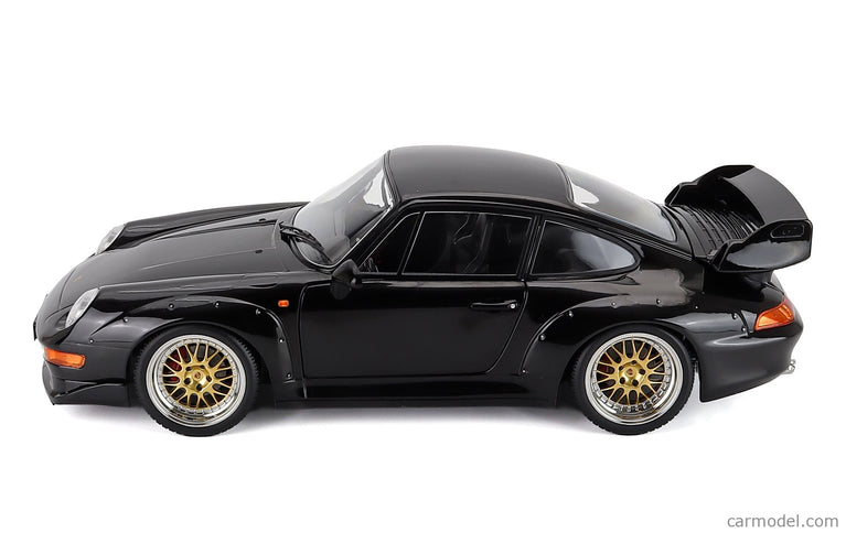 Porsche 911 993 GT2 Coupe 1996 - Cerchi Bbs - Bbs Disky 1:12 KK Scale čierna