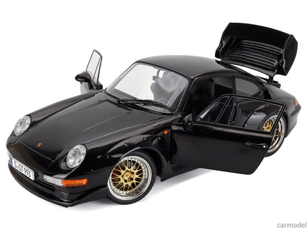 Porsche 911 993 GT2 Coupe 1996 - Cerchi Bbs - Bbs Disky 1:12 KK Scale čierna