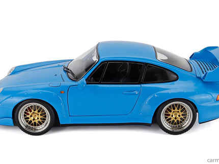 Porsche 911 993 GT2 Coupe 1996 - Cerchi Bbs - Bbs Disky 1:12 KK Scale svetlomodrá