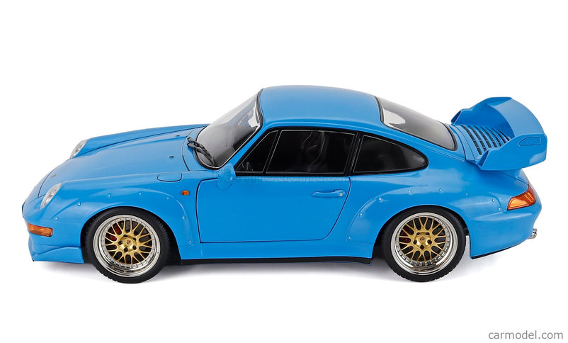 Porsche 911 993 GT2 Coupe 1996 - Cerchi Bbs - Bbs Disky 1:12 KK Scale svetlomodrá