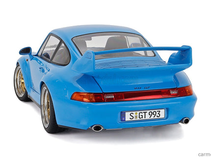 Porsche 911 993 GT2 Coupe 1996 - Cerchi Bbs - Bbs Disky 1:12 KK Scale svetlomodrá