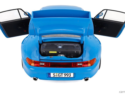 Porsche 911 993 GT2 Coupe 1996 - Cerchi Bbs - Bbs Disky 1:12 KK Scale svetlomodrá