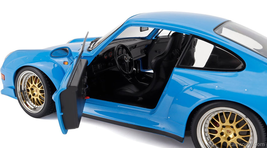Porsche 911 993 GT2 Coupe 1996 - Cerchi Bbs - Bbs Disky 1:12 KK Scale svetlomodrá