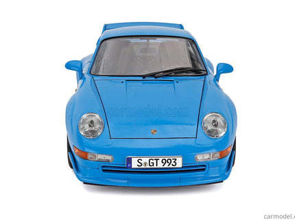 Porsche 911 993 GT2 Coupe 1996 - Cerchi Bbs - Bbs Disky 1:12 KK Scale svetlomodrá