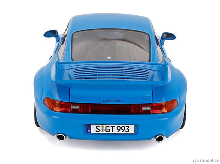 Porsche 911 993 GT2 Coupe 1996 - Cerchi Bbs - Bbs Disky 1:12 KK Scale svetlomodrá