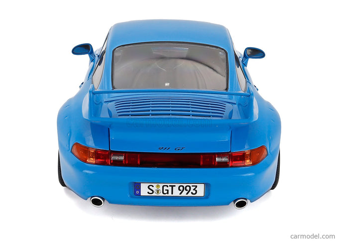 Porsche 911 993 GT2 Coupe 1996 - Cerchi Bbs - Bbs Disky 1:12 KK Scale svetlomodrá
