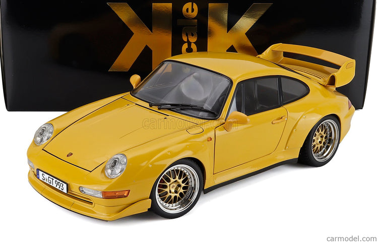 Porsche 911 993 GT2 Coupe 1996 - Cerchi Bbs - Bbs Disky 1:12 KK Scale žltá