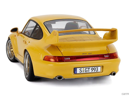 Porsche 911 993 GT2 Coupe 1996 - Cerchi Bbs - Bbs Disky 1:12 KK Scale žltá