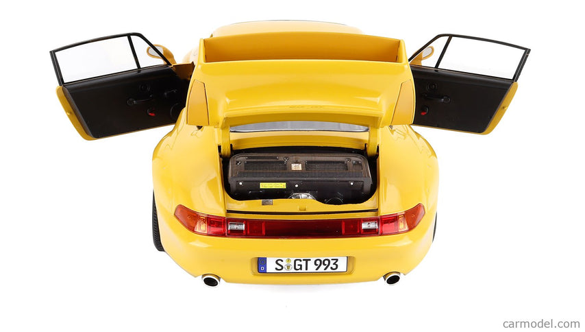 Porsche 911 993 GT2 Coupe 1996 - Cerchi Bbs - Bbs Disky 1:12 KK Scale žltá