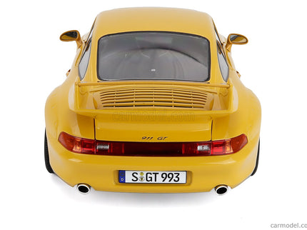 Porsche 911 993 GT2 Coupe 1996 - Cerchi Bbs - Bbs Disky 1:12 KK Scale žltá