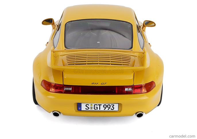 Porsche 911 993 GT2 Coupe 1996 - Cerchi Bbs - Bbs Disky 1:12 KK Scale žltá