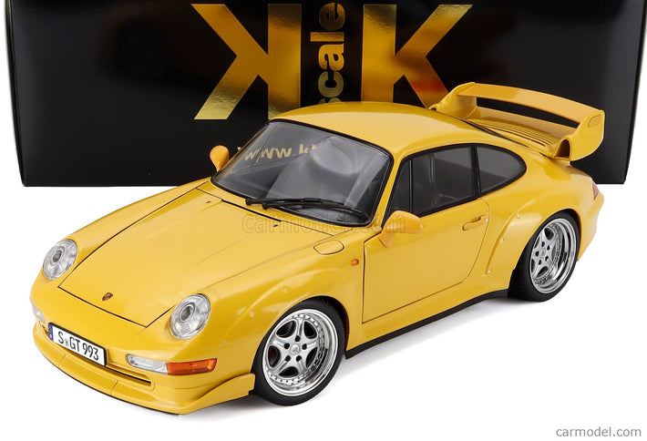 Porsche 911 993 GT2 Coupe 1996 - Cerchi Speedline - Speedline Disky 1:12 KK Scale žltá