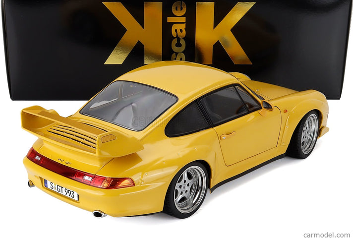 Porsche 911 993 GT2 Coupe 1996 - Cerchi Speedline - Speedline Disky 1:12 KK Scale žltá