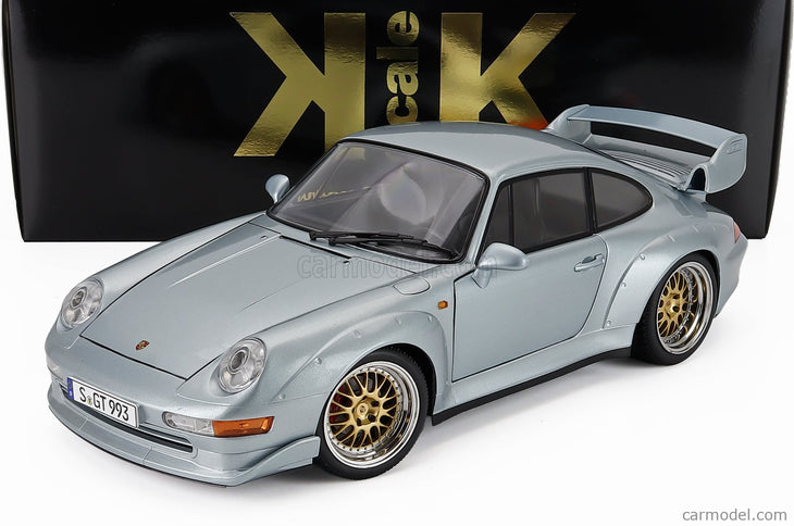 Porsche 911 993 GT2 Coupe 1996 - Cerchi Bbs - Bbs Disky 1:12 KK Scale strieborná