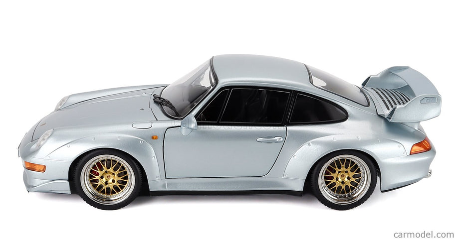 Porsche 911 993 GT2 Coupe 1996 - Cerchi Bbs - Bbs Disky 1:12 KK Scale strieborná