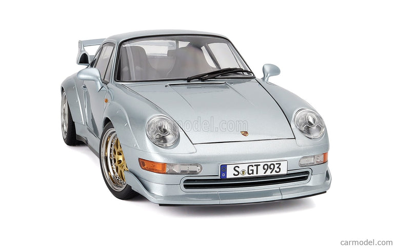 Porsche 911 993 GT2 Coupe 1996 - Cerchi Bbs - Bbs Disky 1:12 KK Scale strieborná