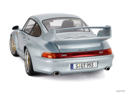 Porsche 911 993 GT2 Coupe 1996 - Cerchi Bbs - Bbs Disky 1:12 KK Scale strieborná