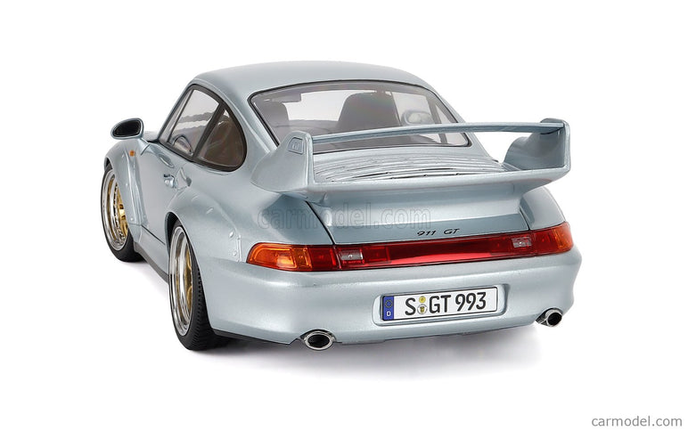 Porsche 911 993 GT2 Coupe 1996 - Cerchi Bbs - Bbs Disky 1:12 KK Scale strieborná