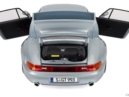 Porsche 911 993 GT2 Coupe 1996 - Cerchi Bbs - Bbs Disky 1:12 KK Scale strieborná