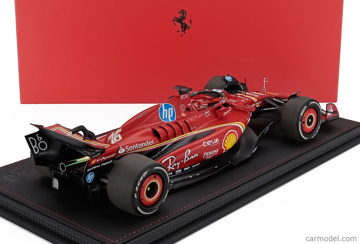 Ferrari F1 SF-24 Team Scuderia Ferrari N°16 Víťaz Austin USA GP 2024 Charles Leclerc 1:18 BBR Models červená čierna