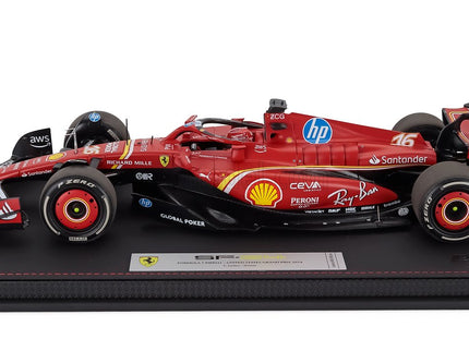 Ferrari F1 SF-24 Team Scuderia Ferrari N°16 Víťaz Austin USA GP 2024 Charles Leclerc 1:18 BBR Models červená čierna