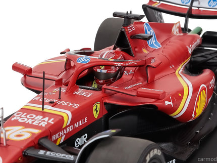 Ferrari F1 SF-24 Team Scuderia Ferrari N°16 Víťaz Austin USA GP 2024 Charles Leclerc 1:18 BBR Models červená čierna