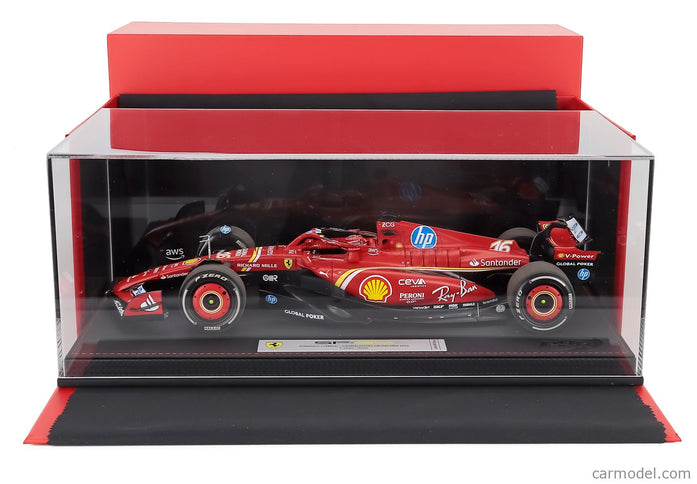 Ferrari F1 SF-24 Team Scuderia Ferrari N°16 Víťaz Austin USA GP 2024 Charles Leclerc 1:18 BBR Models červená čierna