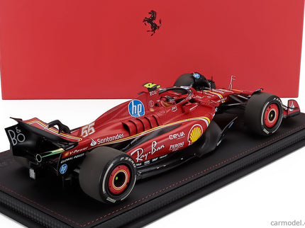 Ferrari F1 SF-24 Team Scuderia Ferrari N°55 2. Miesto Austin USA GP 2024 Carlos Sainz 1:18 BBR Models červená čierna