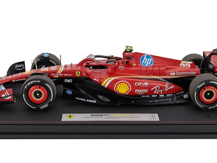 Ferrari F1 SF-24 Team Scuderia Ferrari N°55 2. Miesto Austin USA GP 2024 Carlos Sainz 1:18 BBR Models červená čierna