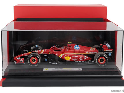 Ferrari F1 SF-24 Team Scuderia Ferrari N°55 2. Miesto Austin USA GP 2024 Carlos Sainz 1:18 BBR Models červená čierna