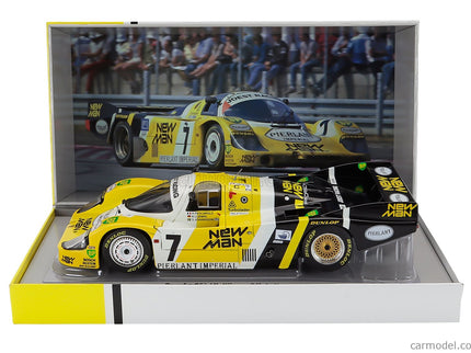 Porsche 956L Turbo Team Newman Joest Racing N°7 Víťaz 24h Le Mans 1984 Klaus Ludwig - Henri Pescarolo - Stefan Johansson 1:18 Werk83 žltá čierna