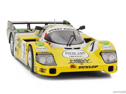Porsche 956L Turbo Team Newman Joest Racing N°7 Víťaz 24h Le Mans 1984 Klaus Ludwig - Henri Pescarolo - Stefan Johansson 1:18 Werk83 žltá čierna